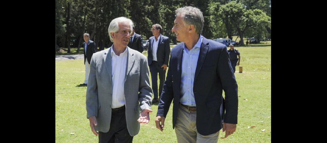  Ambos mandatarios mantuvieron un encuentro a agenda abierta en el Parque Nacional Aarón de Anchorena (NA)