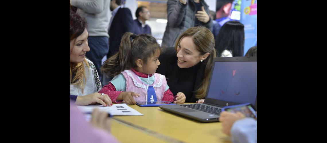  La gobernadora María Eugenia Vidal anunció una apuesta fuerte a la educación (PRENSA PROVINCIA)