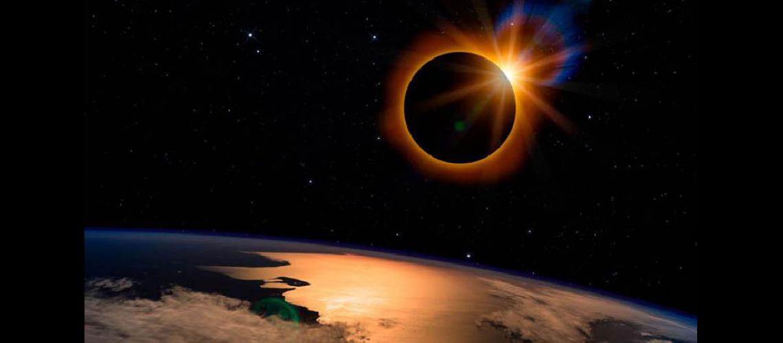  Imagen de carcter ilustrativo- un eclipse solar se produce cuando la Luna pasa entre la Tierra y el Sol y oscurece de modo total o parcial la imagen del Sol para un espectador en la Tierra (SHUTTERSTOCK)