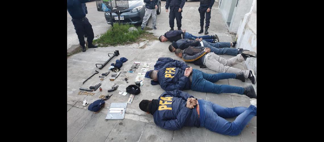  Cinco falsos policías terminaron tras las rejas (MINISTERIO DE SEGURIDAD BONAERENSE)