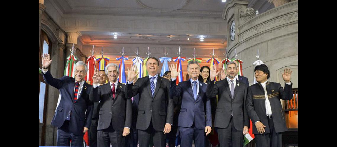  Los presidentes de los países del Mercosur se reunieron ayer en Santa Fe (NA)