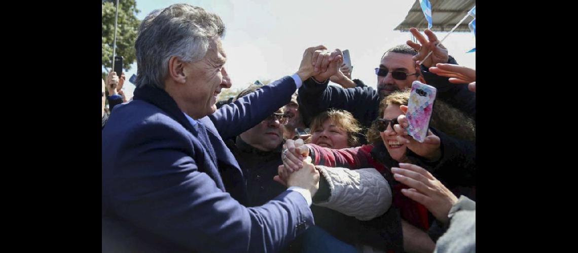 El presidente Macri reactivó la campaña ayer en Córdoba (NA)