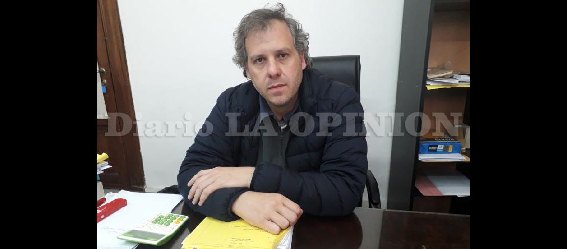  Juan Manuel Rico Zini recibió al Diario en su despacho municipal (LA OPINION)