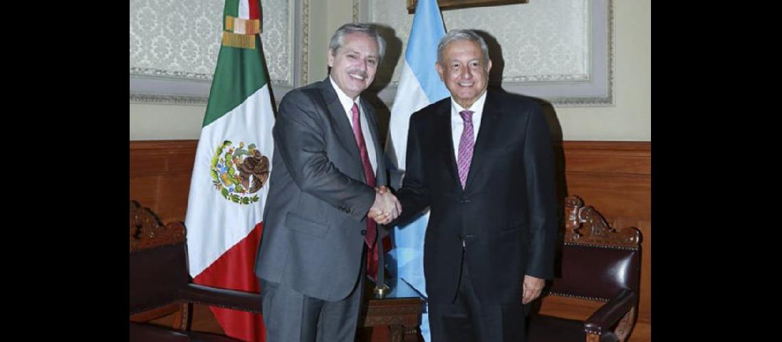 El presidente electo argentino junto al mandatario de México durante su encuentro en el país azteca (NOTICIAS ARGENTINAS)