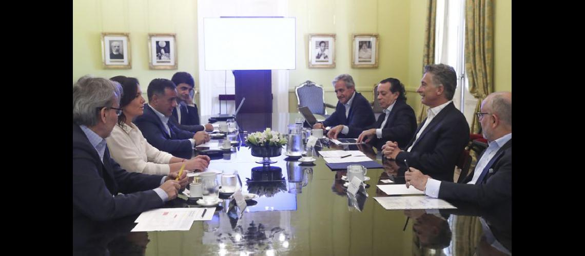  El presidente Mauricio Macri encabezó ayer en la Casa Rosada una reunión de Gabinete Nacional (NOTICIAS ARGENTINAS)