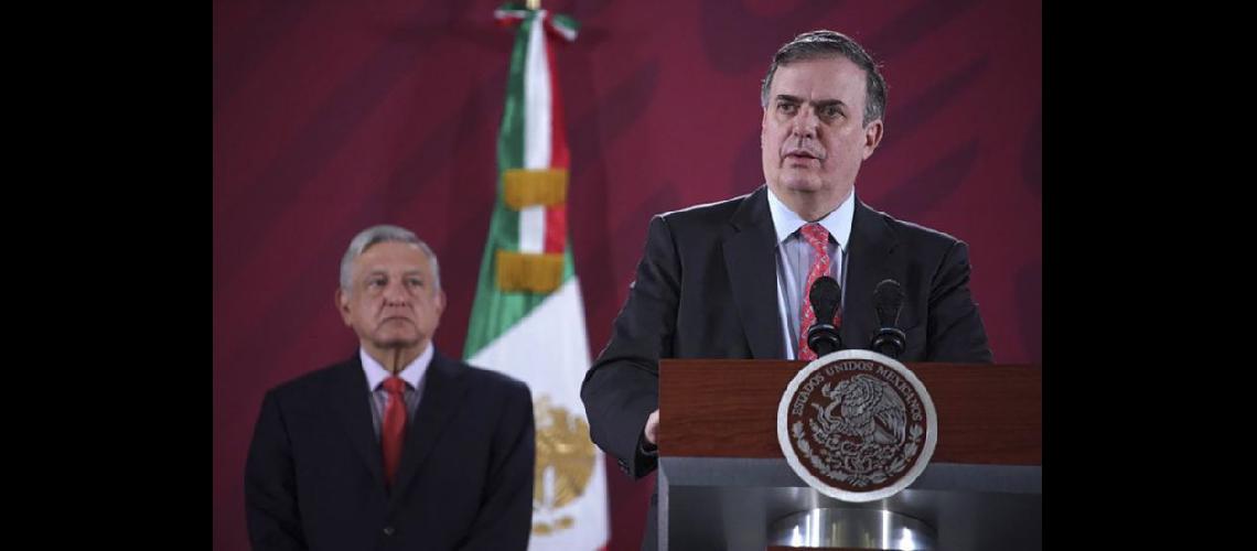  El canciller mexicano confirmó la decisión de su Gobierno (NA)