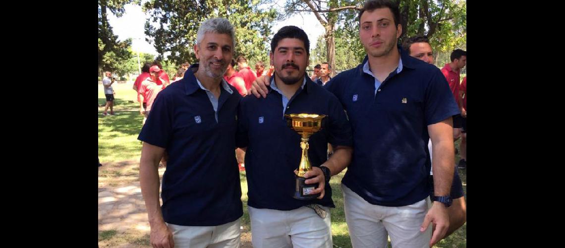  Marcelo Apesteguía Diego Morante y Leonardo Lepanto campeones con Ñandú Desarrollo (LOS PINGÜINOS)