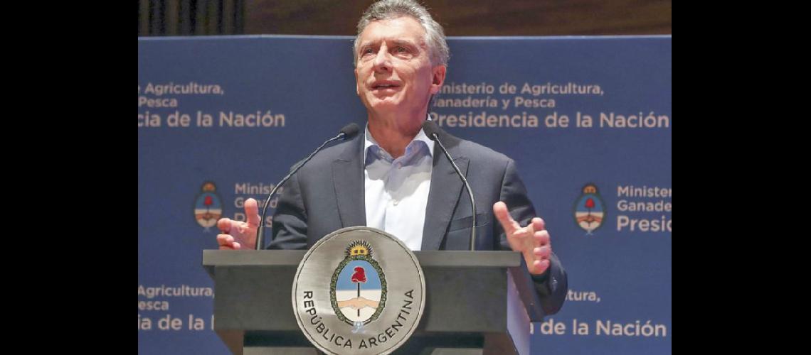  El presidente Mauricio Macri ayer en el CCK (NA)