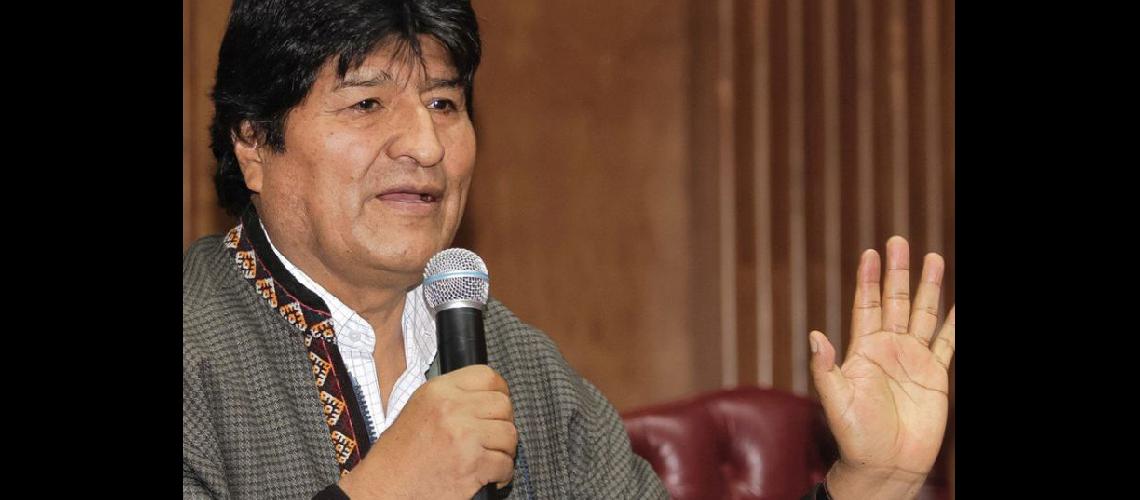  Evo Morales volvió a agradecer ayer a Andrés Manuel López Obrador por abrirle las puertas de México (CLARINCOM -ALEJANDRO GUZMAN-)
