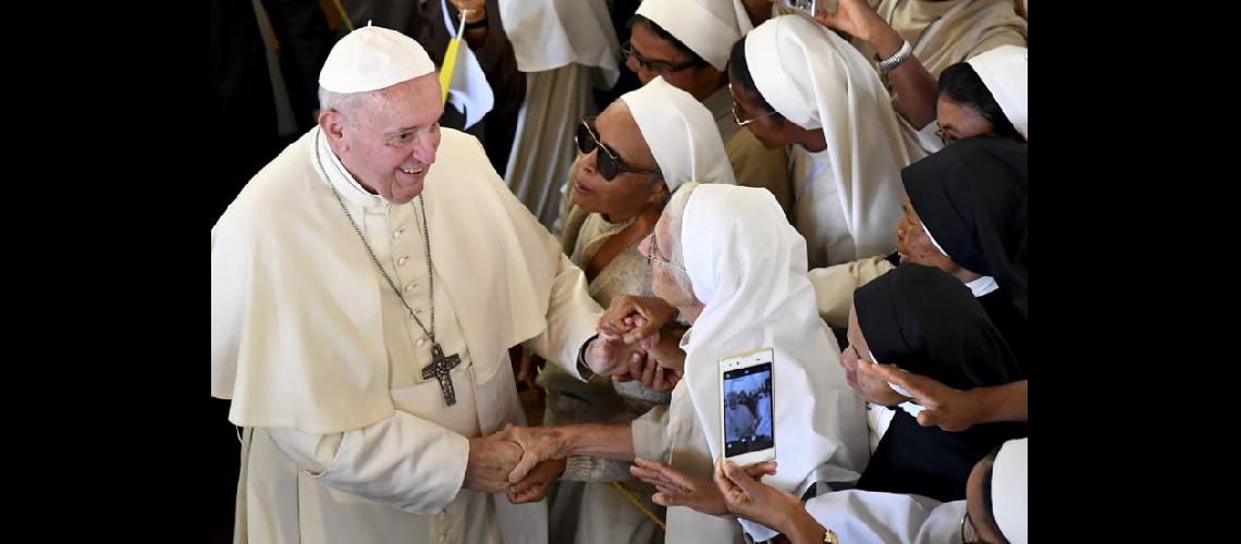  El Sumo Pontífice expresó sus disculpas frente a ms de 30 mil personas (NA -ARCHIVO-)