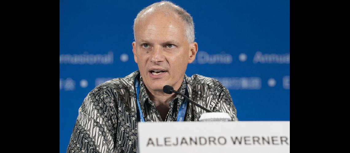  El director para el Hemisferio Occidental del FMI Alejandro Werner (NA)