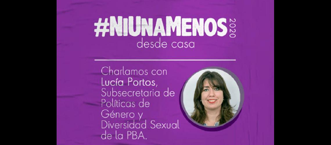  El martes Lucía Portos subsecretaria de Mujeres dar una videoconferencia (JUNTADA FEMINISTA PERGAMINO)