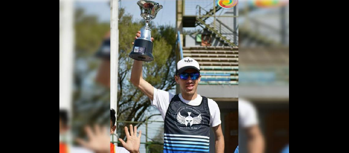  En 2019 se consagró campeón argentino de 50K en Mar del Plata (NICOLAS TERNAVASIO)