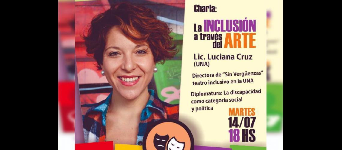  Luciana Cruz directora de Sin Vergüenzas teatro inclusivo en la Universidad Nacional de las Artes (LA OPINION)
