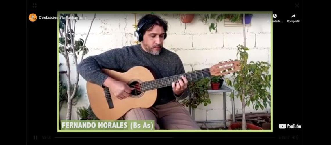  Fernando Morales El material se puede ver en YouTube como Celebración a la Pachamama- https-youtubeSqj5BJsX--I (LA OPINION)