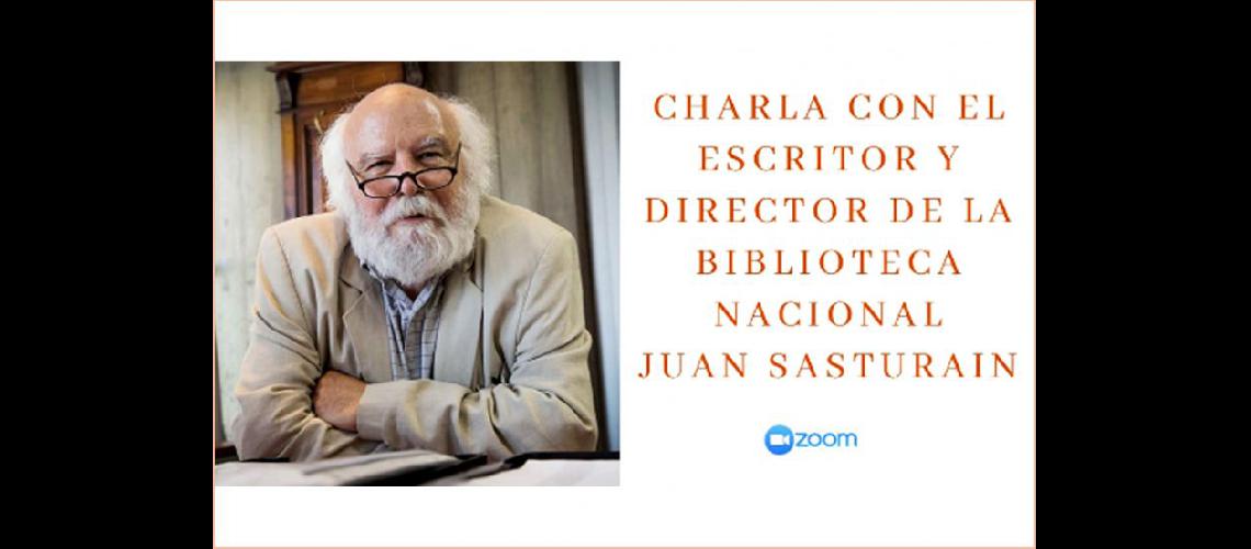  Juan Sasturain es escritor periodista guionista de historietas y conductor de TV argentino  (BIBLIOTECA JOAQUIN MENENDEZ)