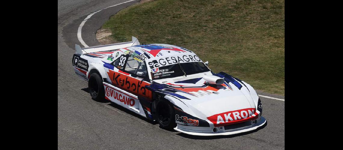  La Dodge de Alfonso Domenech que clasificó en el quinto puesto y largar en la segunda fila de la serie (PRENSA ALFONSO DOMENCH)