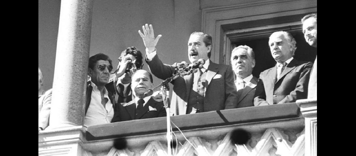  El expresidente Raúl Alfonsín (ArchivoTélam)
