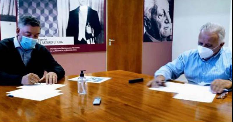 Guillermo Tamarit y Jorge Linares firmaron una carta de intención