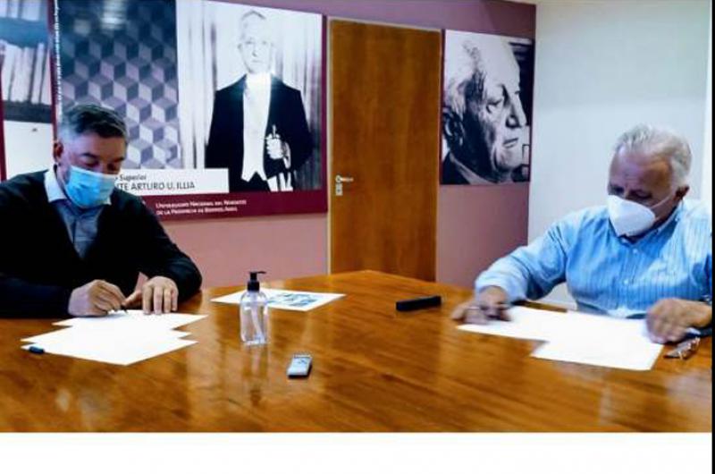 Guillermo Tamarit y Jorge Linares firmaron una carta de intención
