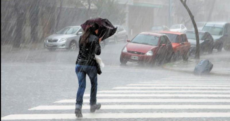 Las precipitaciones podrían llegar a los 100 milímetros en poco tiempo