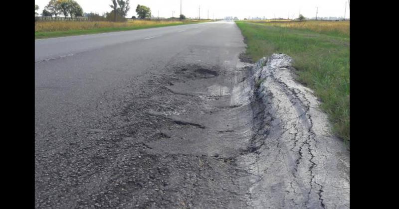 En estos momentos es muy importante el deterioro que muestran distintas zonas de la ruta provincial Nº 32