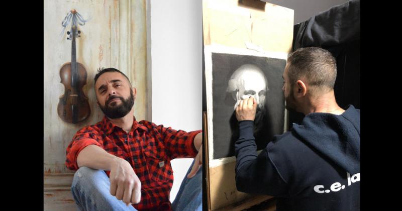 Eugenio sigue aprendiendo ahora en la Barcelona Academy Of Art que transmite las técnicas de antiguos pintores 