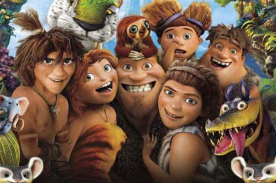 Para los ms chicos sigue en cartel el film de animación Los Croods 2