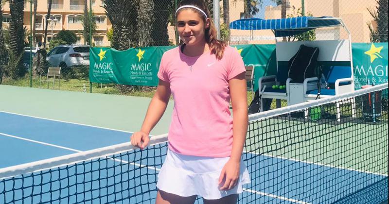 Julia Riera disputó cuatro torneos en Monastir con un saldo positivo