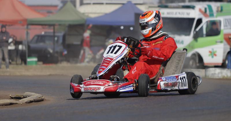 El pergaminense Valentino Trotta segundo en la categoría Pro Kart-125cc 