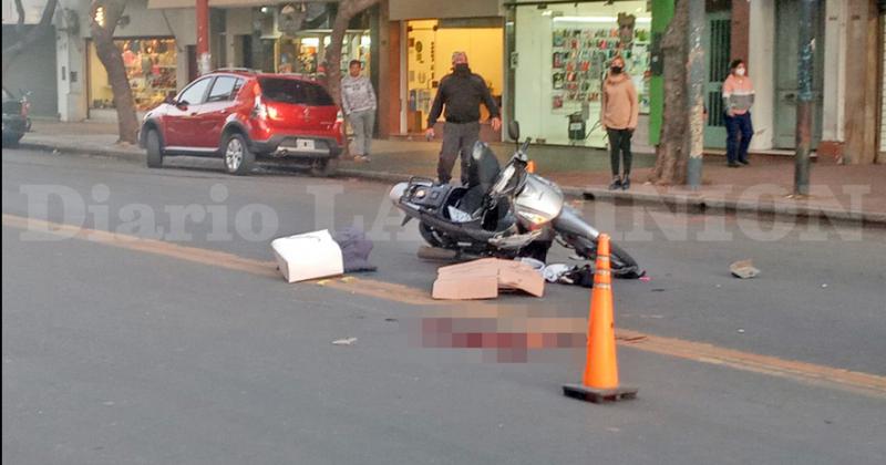 Una mujer de 42 antildeos murioacute al ser embestida por una moto en pleno Centro de la ciudad