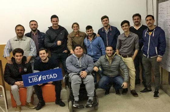 El equipo de trabajo de Avanza Libertad en Pergamino