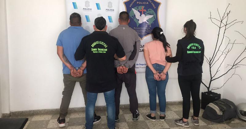 Los tres detenidos y acusados de comercializar drogas en nuestra ciudad