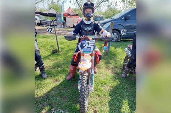 El motociclista de nuestra ciudad Alan Alvarez debutó el fin de semana en Rojas