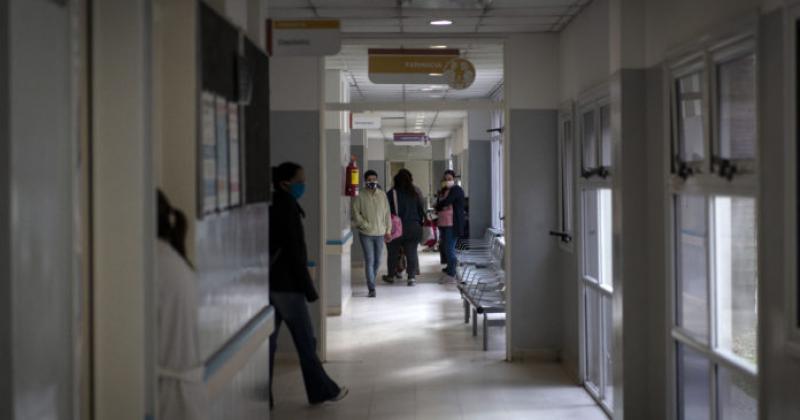 Los pasillos de un hospital bonaerense