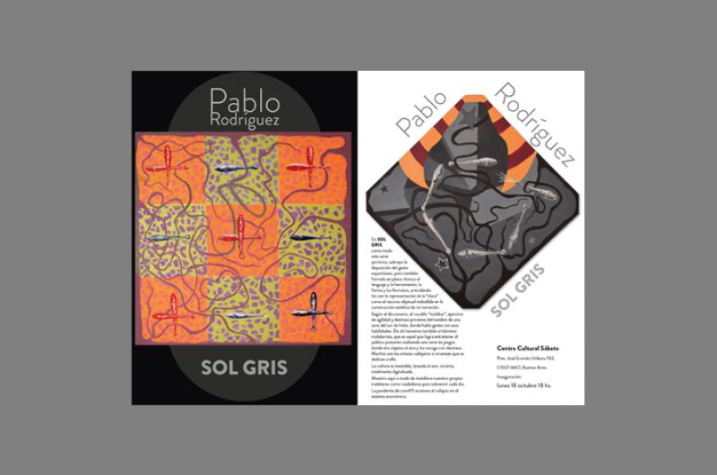 El catlogo Pablo Rodríguez expondr obras de la serie Sol gris