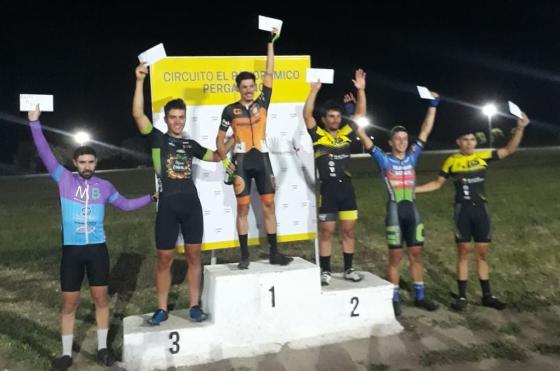 Sebastin Cianci se subió a lo ms alto del podio en la competencia de fondo de La Nocturna de Pergamino