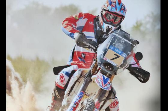 Joaquín Debeljuh Taruselli continuó en Mendoza su preparación para el Dakar 2022