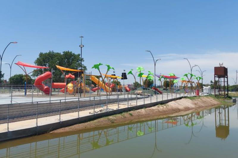 Los trabajos estn llevndose a cabo en la zona del lago artificial del Parque Belgrano 