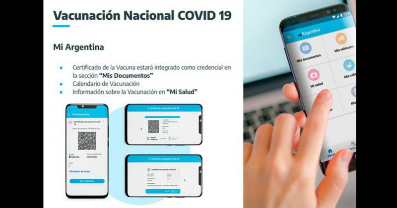 En Mi Argentina est credencial digital internacional de vacunación contra el coronavirus