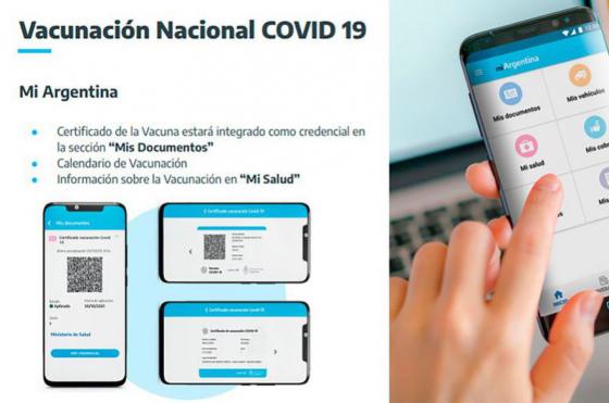 En Mi Argentina est credencial digital internacional de vacunación contra el coronavirus