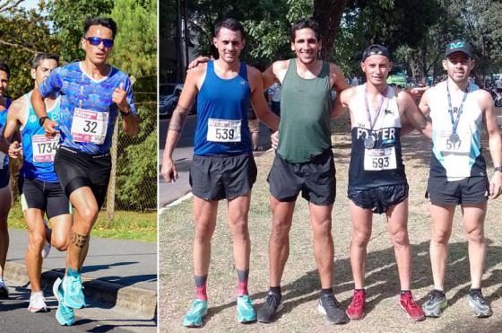 Luciano Dragi Damin Perugini Martín Baccarelli Marcos Misiewicz y Mariano García fueron parte de los 10K San Isidro