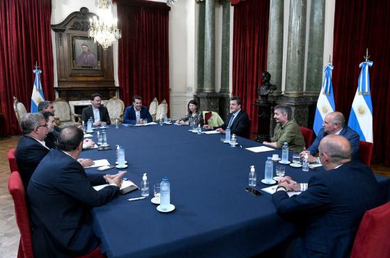 El encuentro se desarrolló en el Salón de Honor del Congreso