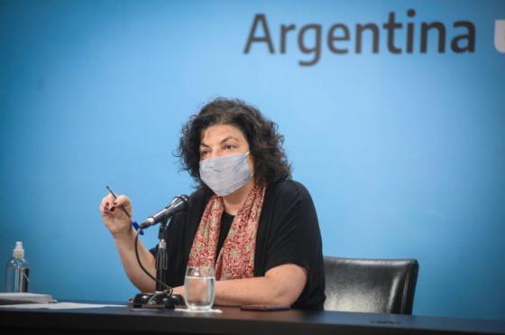 La ministra de Salud Carla Vizzotti