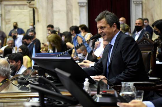 El presidente de la Cmara de Diputados Sergio Massa