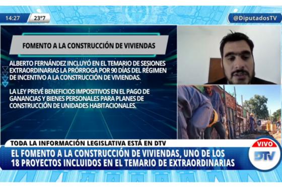 La normativa establece una prórroga por 90 días del régimen de incentivo a la construcción de viviendas