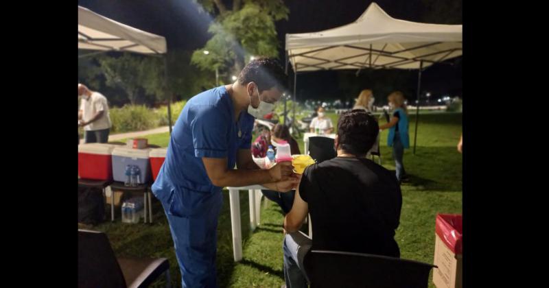 Durante la jornada se aplicaron primeras y segundas dosis y también la de refuerzo