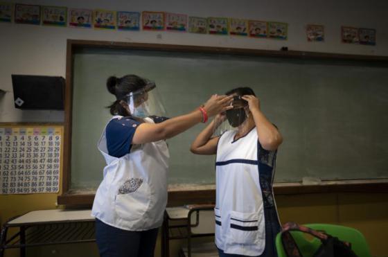  El Gobierno nacional presentó este jueves el nuevo protocolo Aula Segura