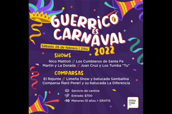 El Carnaval en Guerrico atrae cada vez mayor cantidad de público de toda la zona 