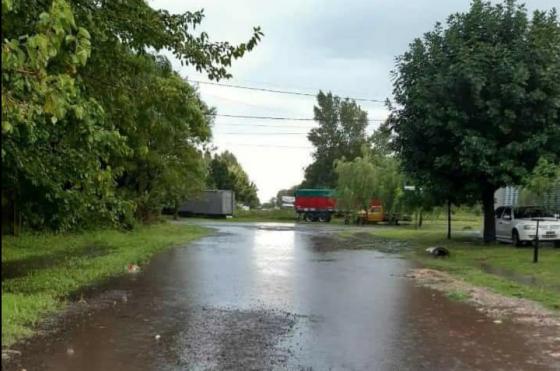 Con el correr de las horas el agua escurrió normalmente en esta localidad 